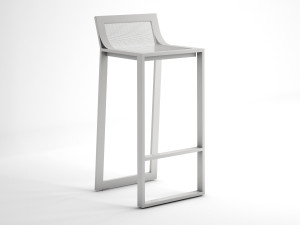 Термолаккированный алюминиевый стул