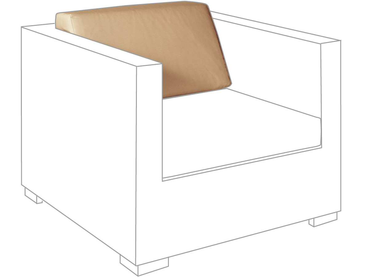 10.00.1413 Подушки для спинки кресла для отдыха на открытом воздухе sahara Mbm LONG ISLAND