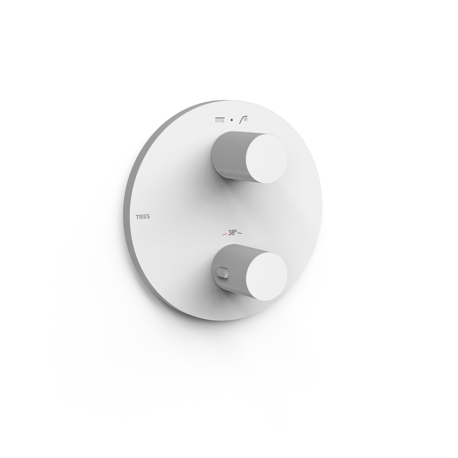 Видимая часть ТЕРМОБЛОКА для скрытого 2-ходового термоблока-26225001BM TRES Therm-box