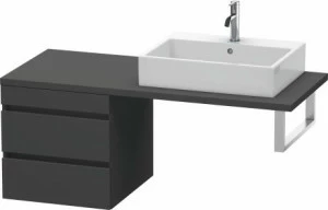 DS533704949 DuraStyle Шкафчик для консоли Графит матовый, декор