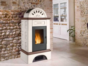 Печь на гранулах из фаянса