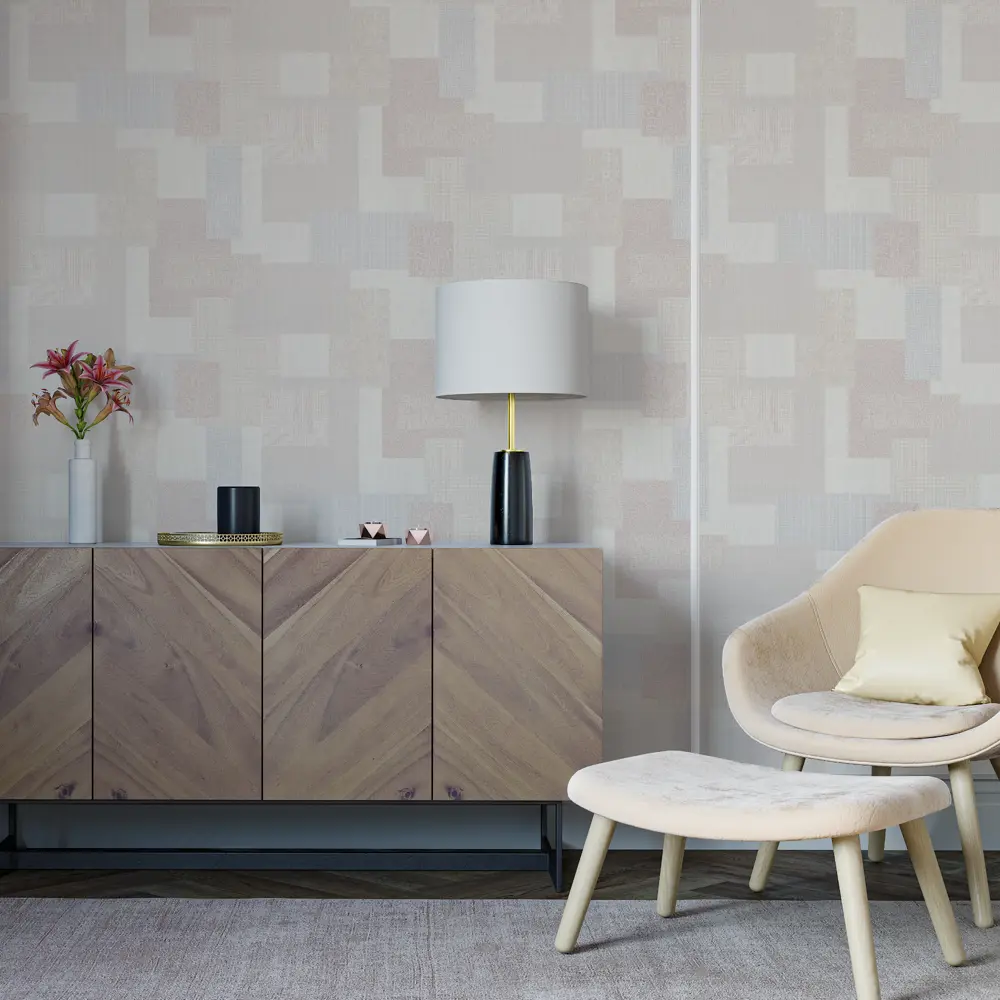 Обои флизелиновые Palitra Home Panels бежевые 1.06 м HC31141-12 STLM-2076604 - Вид №2