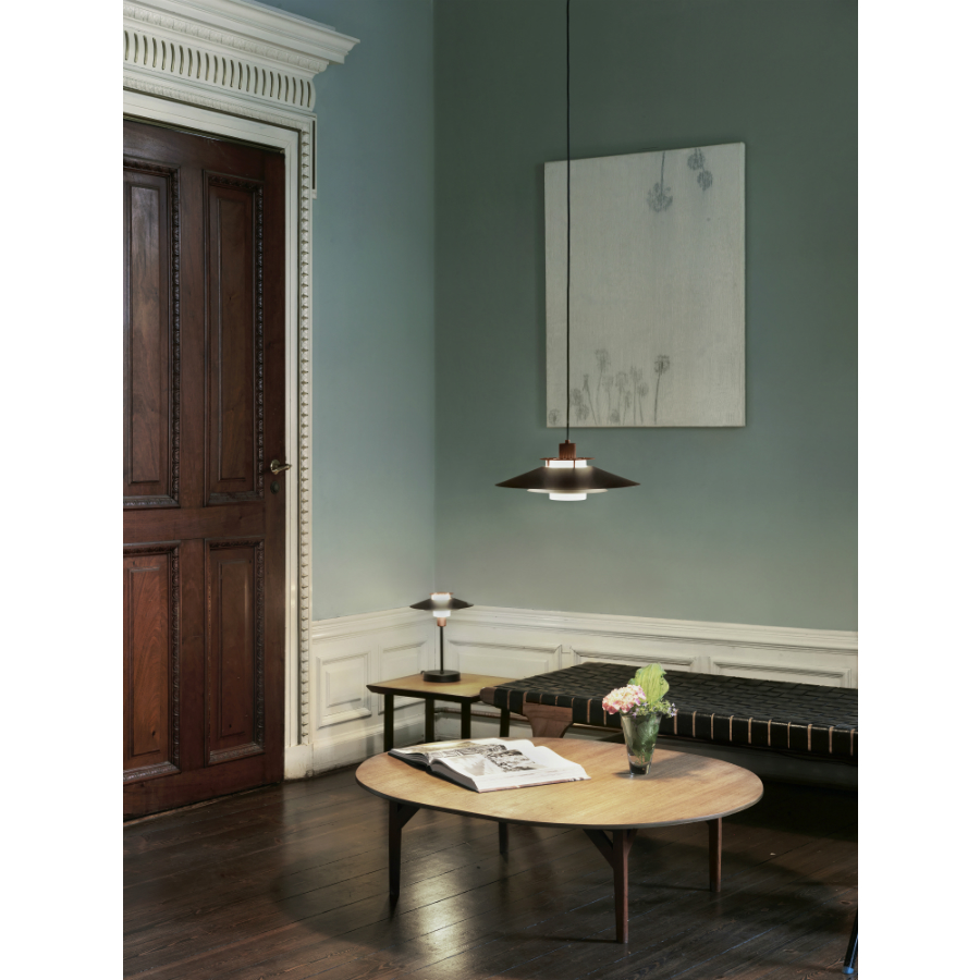 Светильник настольный Rivoli Table, Ø24, черный/медный Halo Design 990655 - Вид №1