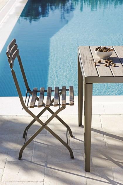 Ethimo Прямоугольный садовый стол из тика Laren sun-id-1463541 - Вид №4