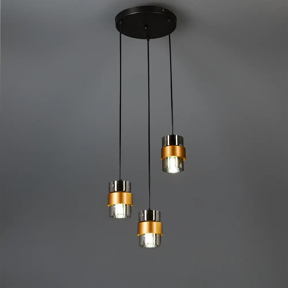 Escada Hurricane - подвесной светильник с тремя цилиндрами в неоклассическом стиле 89377546 STLM-1564607 - Вид №1