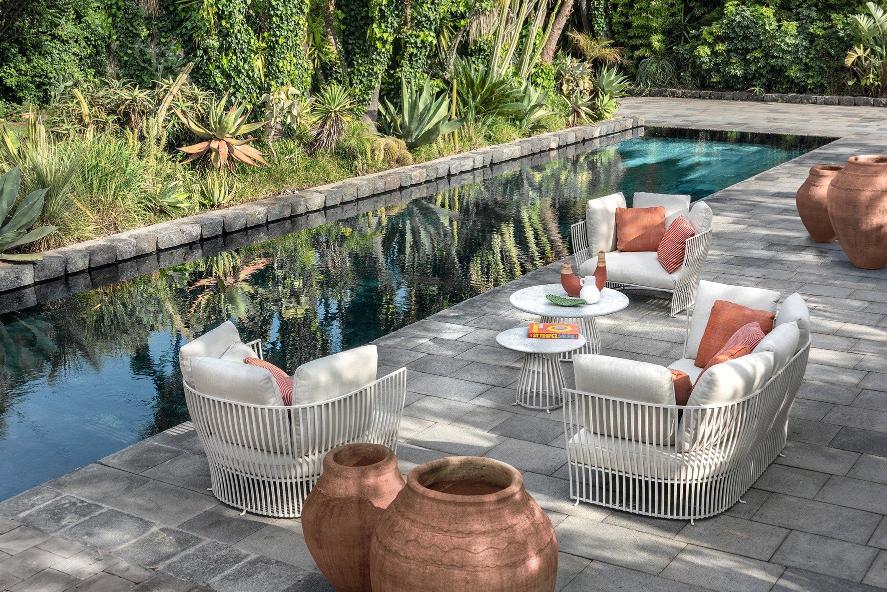 Ткань и алюминий сад Dormeuse Ethimo Venexia ARCH-00095473 - Вид №2