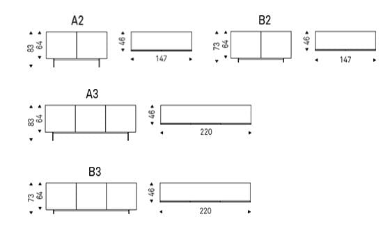 Шкаф из дерева и стекла с распашными дверями Cattelan italia FOCUS CRYSTALART ARCH-00119416 - Вид №9