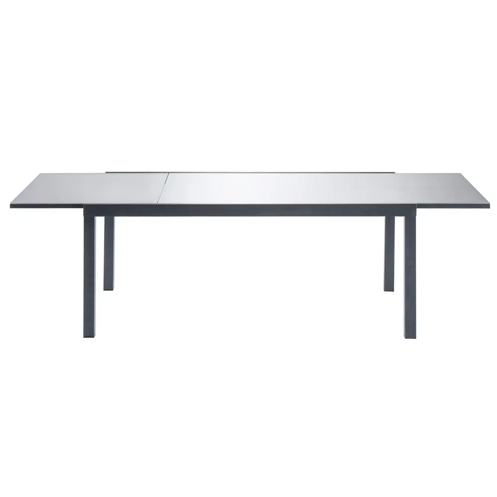 Стол садовый раздвижной Naterial Lyra Up&Down 180-260х90х75 см алюминий/стекло темно-серый STLM-2015368 - Вид №1