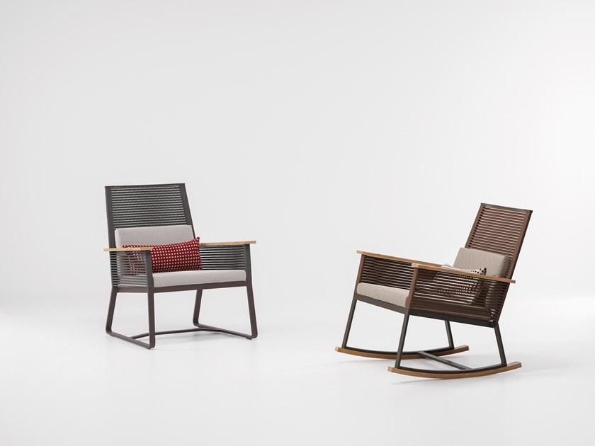 Kettal Садовое кресло-качалка из веревки Landscape #943101-750 - Вид №1