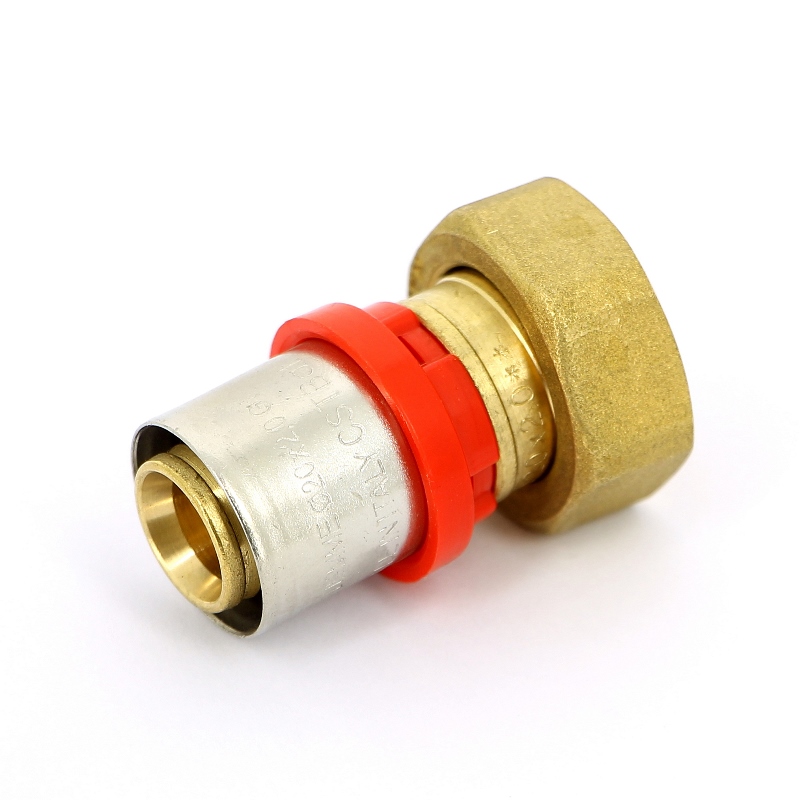 Муфта пресс-В с накидной гайкой плоская прокладка TIEMME 20x1/2 1650061