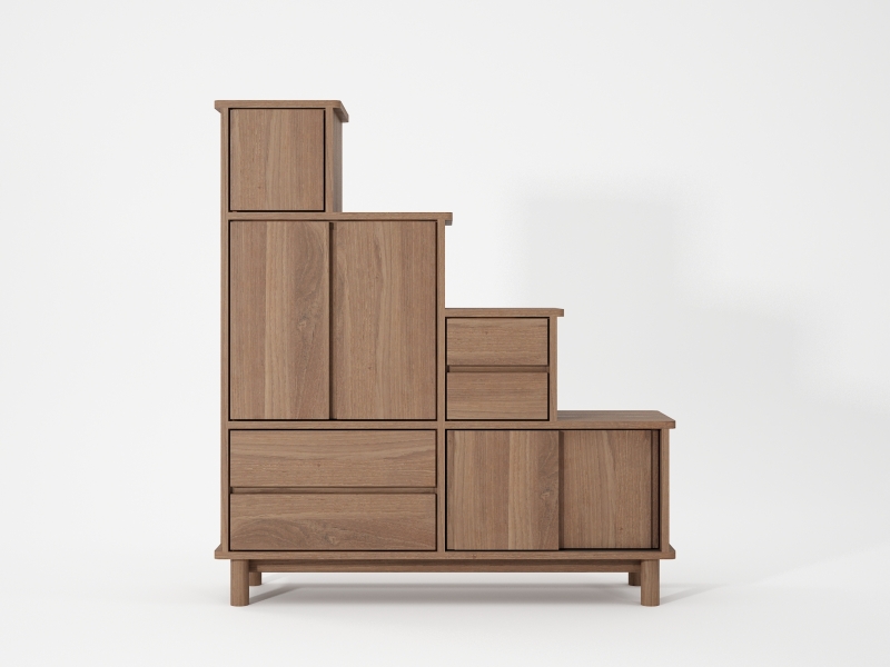 628_1336 Лестничный шкаф Karpenter Tansu K 