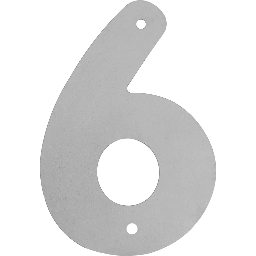 Santreyd Цифра «6» для номеров - стальной идентификатор 17×20 см 85062405 STLM-0058010