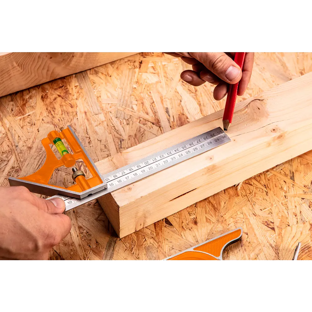 Линейка металлическая с уровнем Neo, 600 мм Santreyd STLM-2061593 - Вид №2