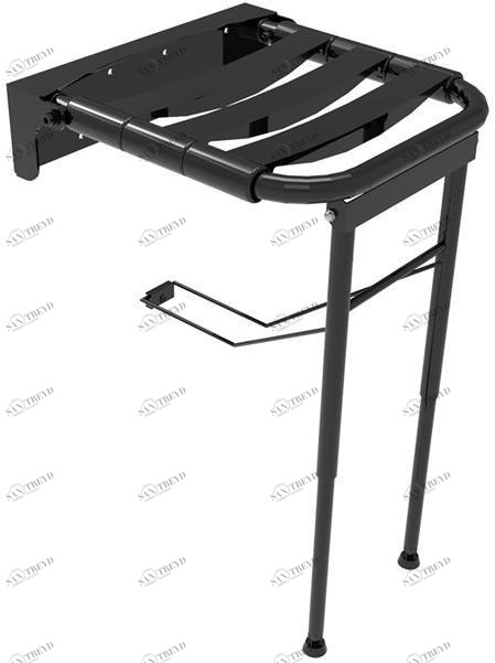 Goman Складное сиденье для душа с усиленными ножками Leonardo deluxe Leo-x816/07