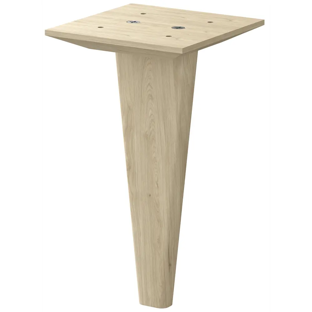 Ножка мебельная центральная Spaceo KUB 21 см дерево цвет бежевый STLM-2132844