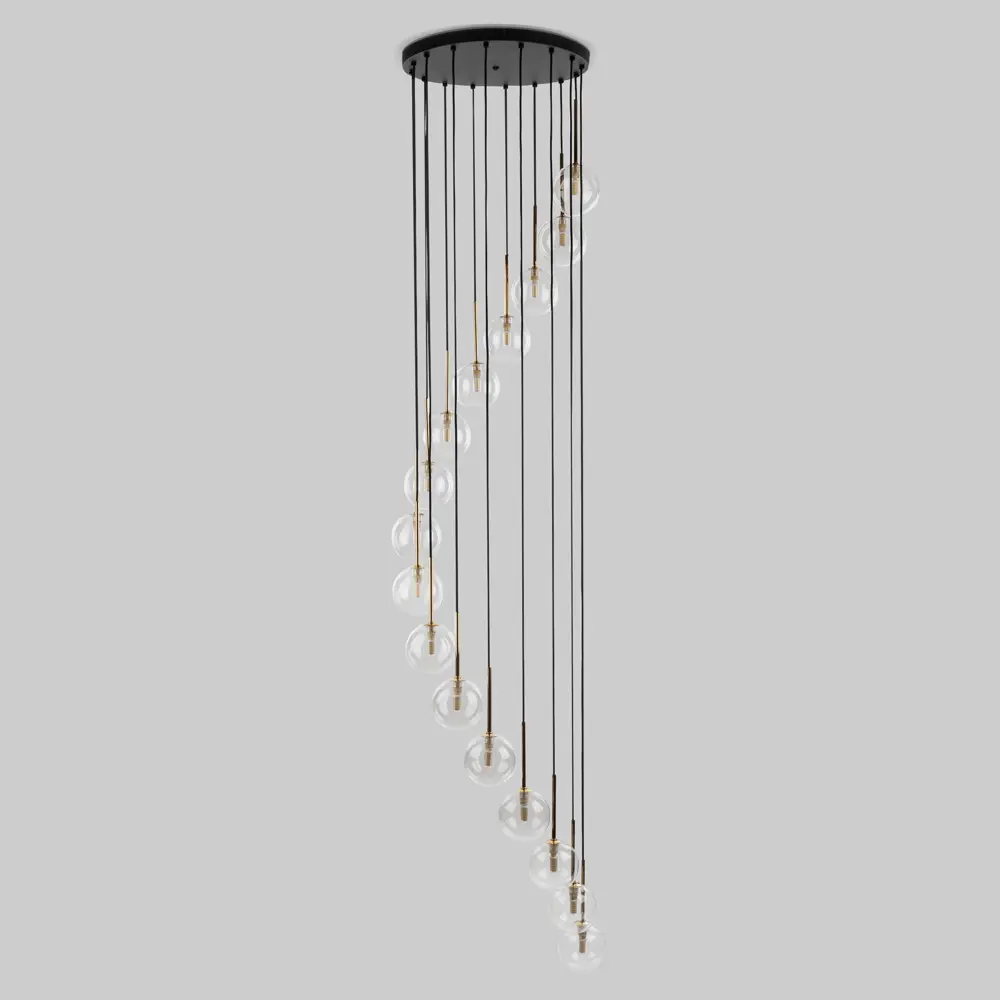 Люстра потолочная Aurora 10182 16 ламп 20 м² цвет черный TK Lighting STLM-2060482 - Вид №1