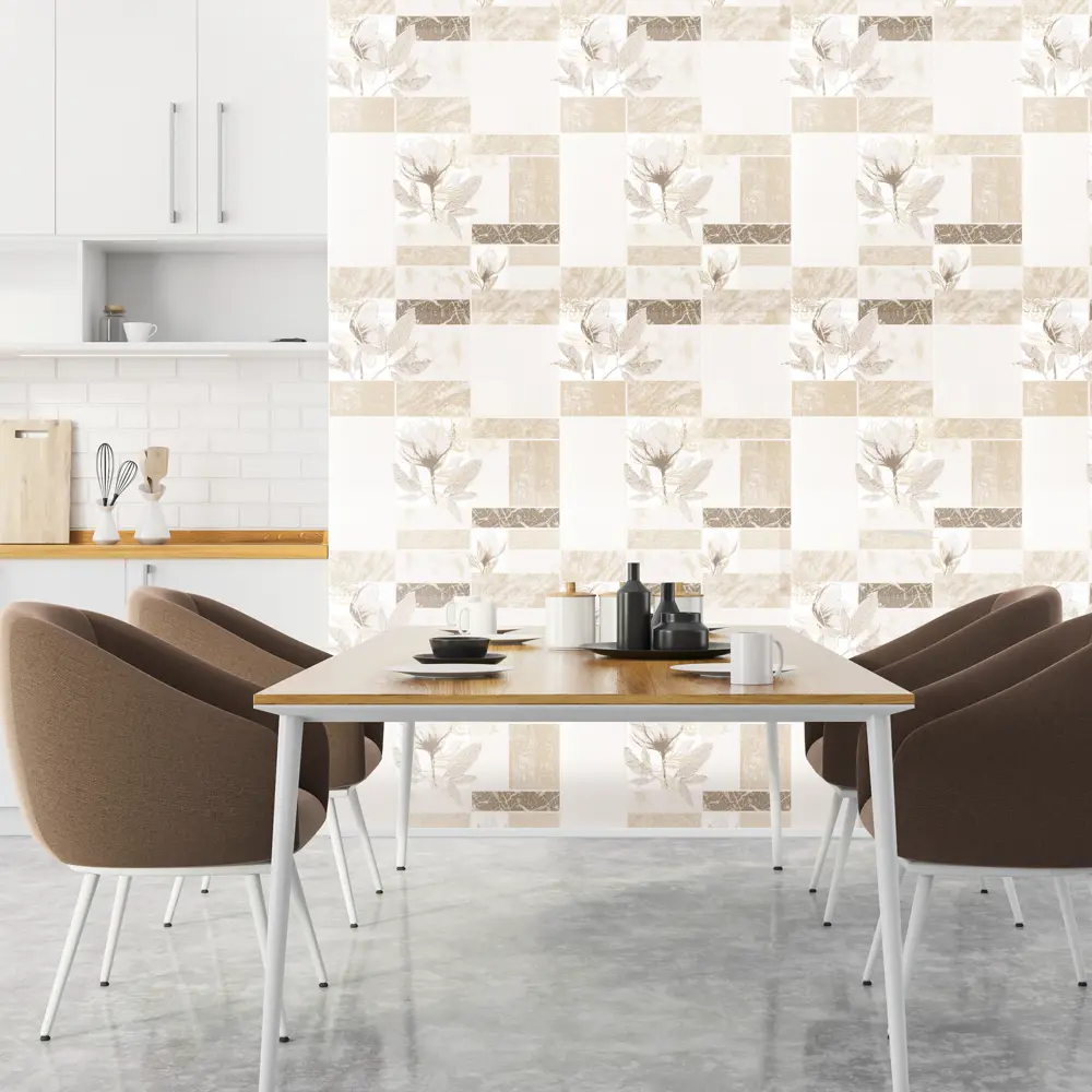 Обои виниловые Марморика бежевые 0.53 м 0222-1 Santreyd STLM-2133067 - Вид №3