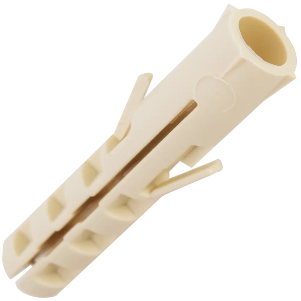 Дюбель для полнотелых материалов PND-8 8x40 мм нейлон цвет бежевый 100 шт ЕВРОПАРТНЕР STLM-2198507