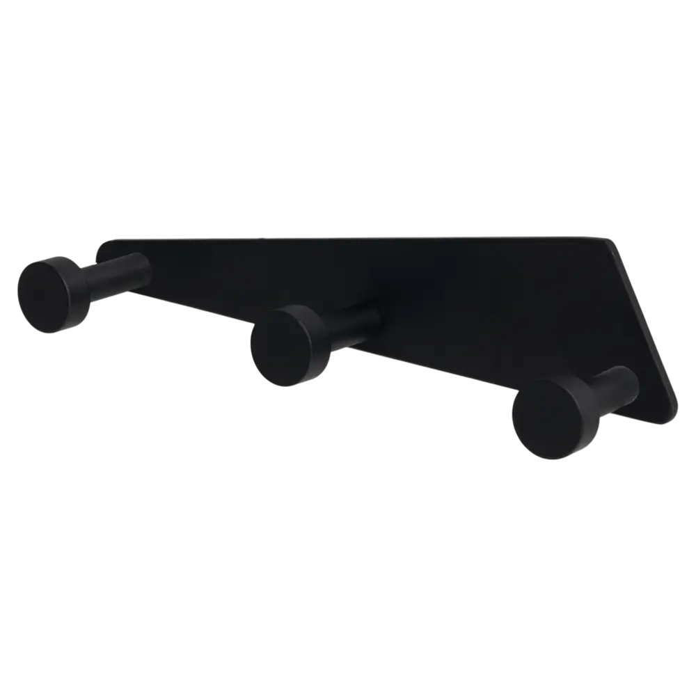 Вешалка Swensa Rapid SWR-9000-10, металл, 3 крючка, цвет черный STLM-2121791