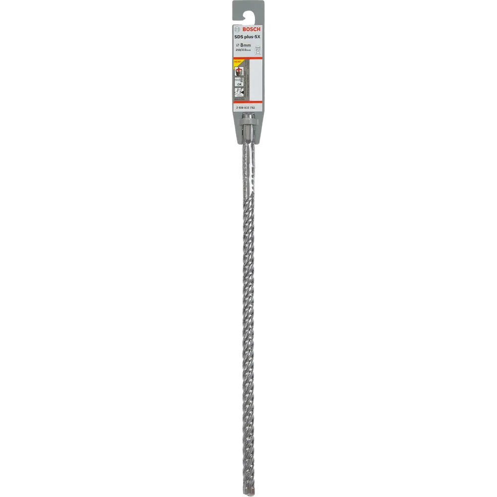 Бур по бетону SDS-plus 5X Bosch 8x250x310 мм BOSCH PROFESSIONAL STLM-2206296 - Вид №3