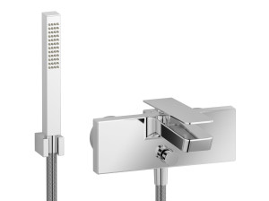 Настенный смеситель для ванны с ручным душем