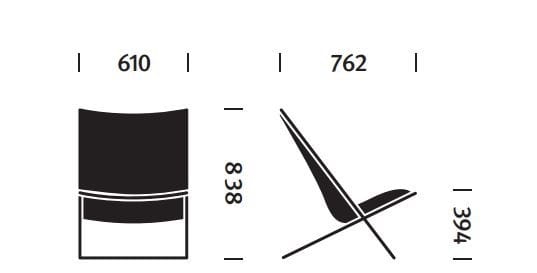Тканевое кресло Herman Miller Scissor ARCH-00024325 - Вид №5