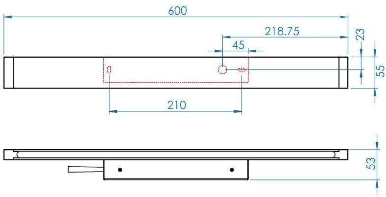 Astro Lighting Алюминиевый светодиодный зеркальный светильник  0893  - Вид №1