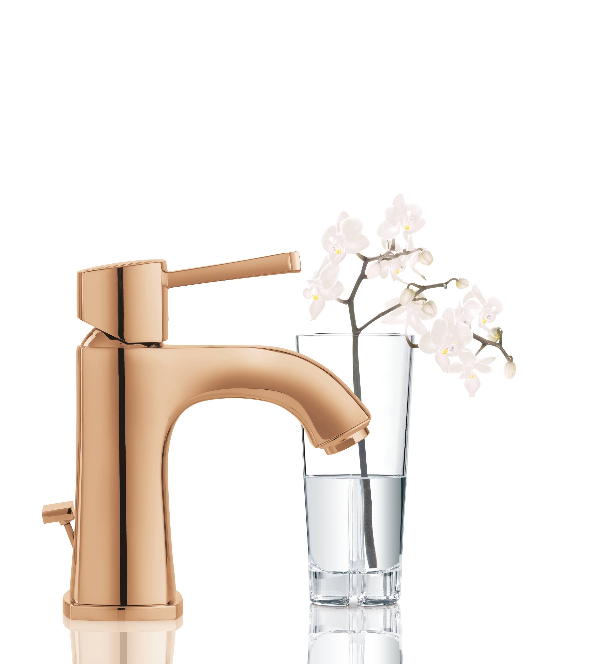 Смеситель для раковины GROHE Grandera с донным клапаном, теплый закат глянец (23303DA0) - Вид №3