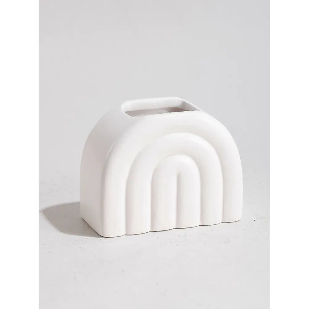 Стакан для щеток триумф керамика белый Santreyd STLM-2201157 - Вид №4