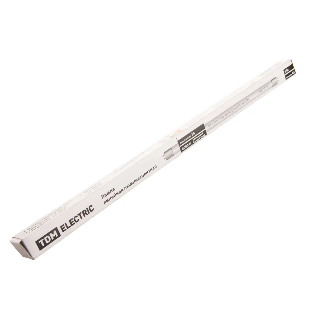 Лампа люминесцентная TDM T5 302 мм 8 Вт свет дневной TDM ELECTRIC STLM-2145589 - Вид №2