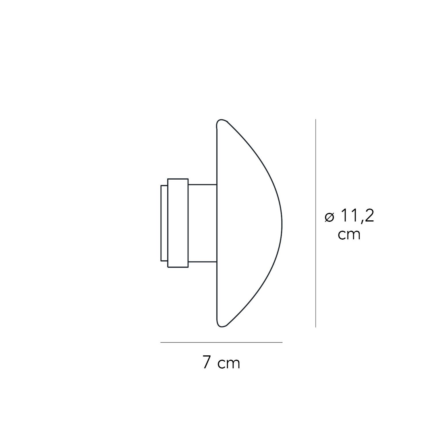 Настенный светильник из пескоструйного стекла FontanaArte слог ARCH-00146976 - Вид №3