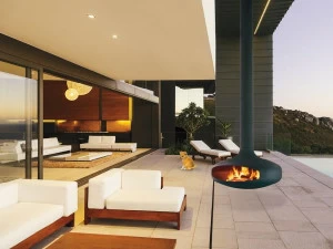 Focus creation Дровяной уличный подвесной камин Domofocus