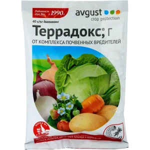 Средство для защиты садовых растений от почвенных вредителей «Террадокс» 100 г 15187357 STLM-2060550
