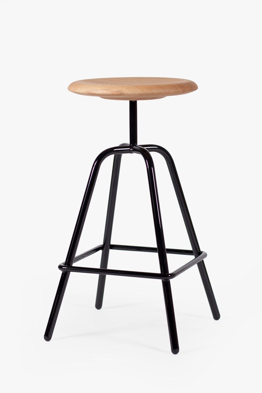 Высокий стул из стали и дерева Atelier Haußmann HERRENBERGER ARCH-00104899 - Вид №3