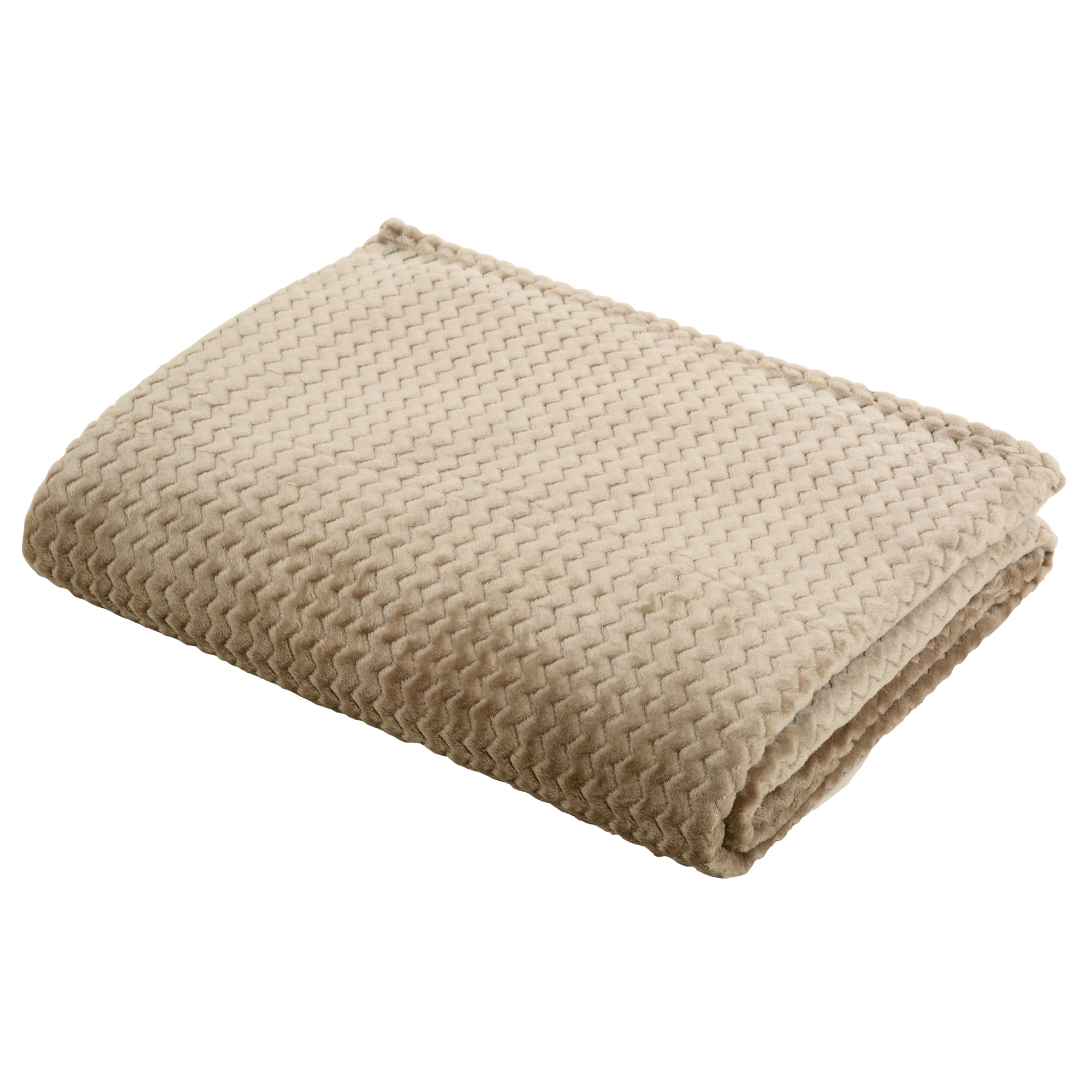 82391611 Плед «Велсофт», 150x200 см, полиэстер, цвет бежевый Santreyd 