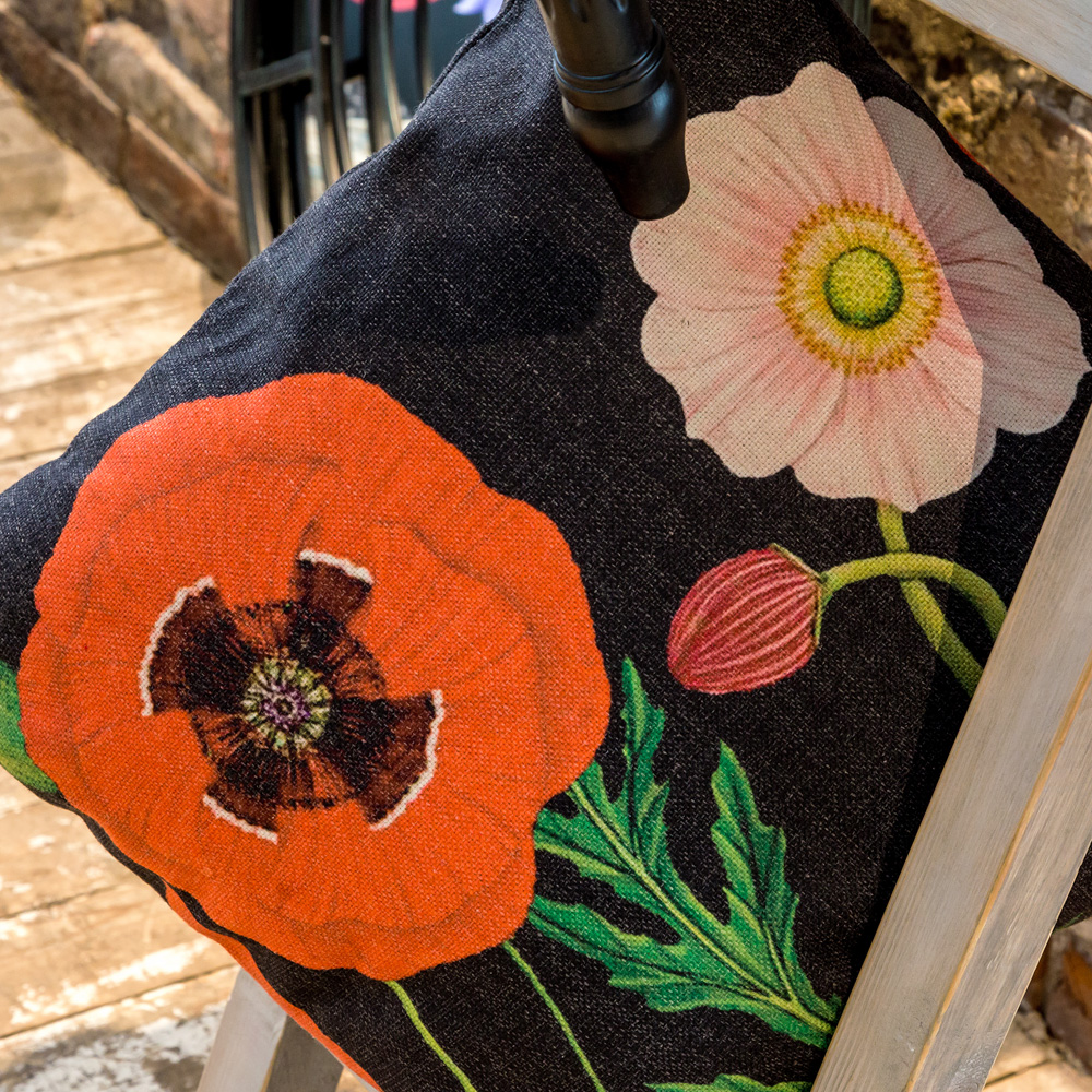 2719213 Подушка «Ночной сад / Нуар», версия 1 Object Desire  - Вид №2