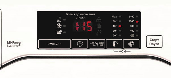 CBWM 914DW-07 Полностью встраиваемая стиральная машина. 9 кг, а+++ав, 1400 об/мин, digit интерфейс с сенсорным управлением, отсрочка старта до 24 часов, 15 программ, mix power system+ (эффективная стирка при низких температурах), быстрая стирка класса а з Santreyd  - Вид №3