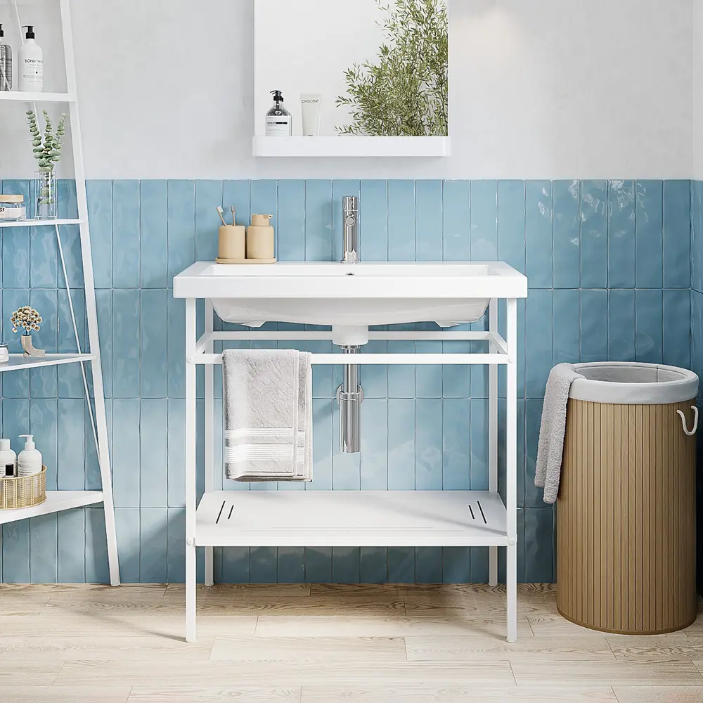 Опора для раковины KONSENSA Бруклин 80 75.5x81 см цвет белый STLM-2198789 - Вид №4