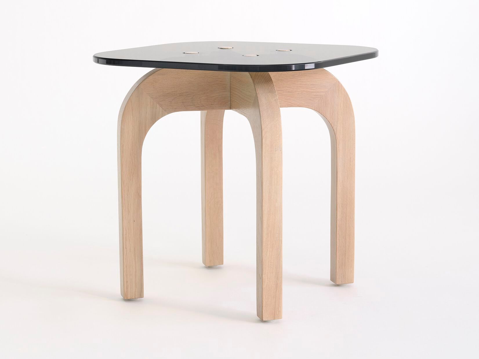 Высокий квадратный стеклянный журнальный столик Phase Design Ziba ARCH-00075389