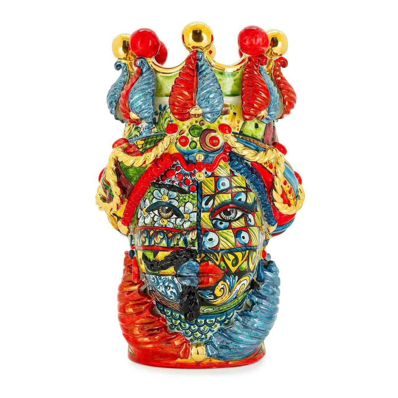 201143-MI ABHIKA ВАЗА MORO DOUBLE FACE H50 MIX 