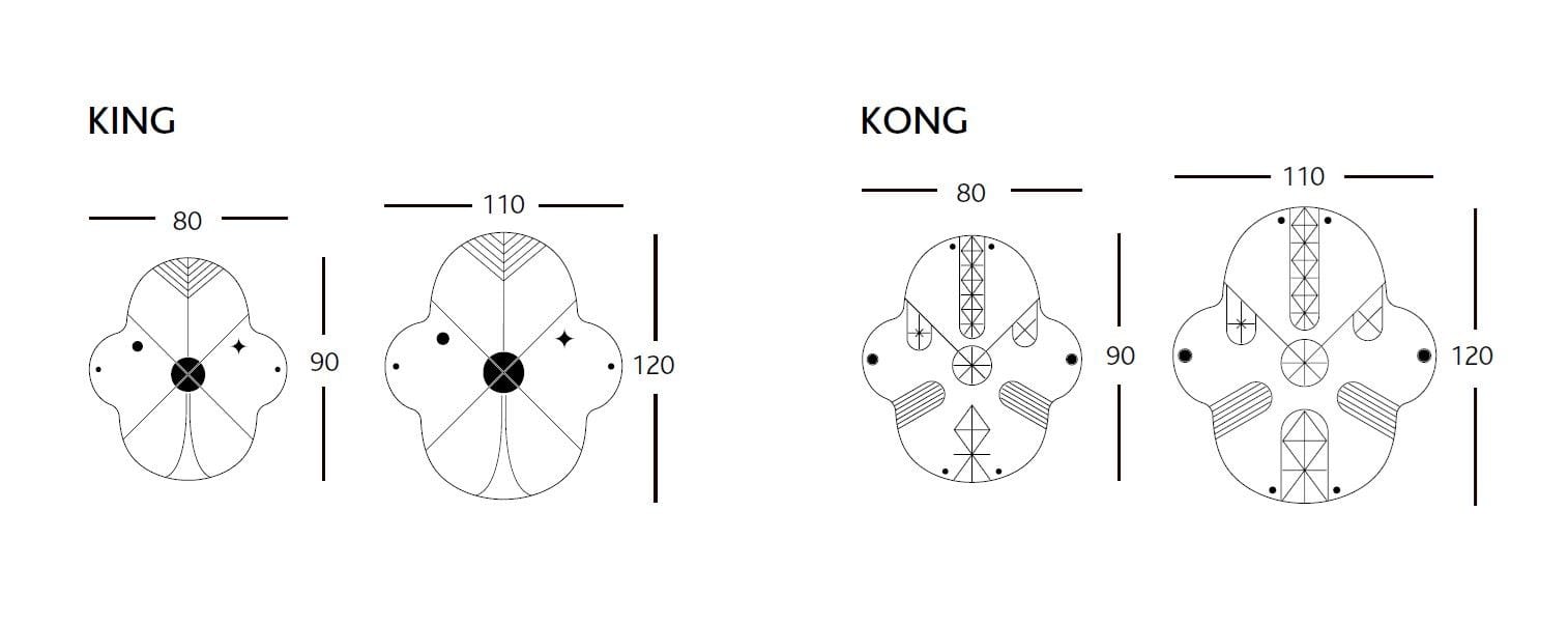 Настенное зеркало BD Barcelona KING KONG ARCH-00103679 - Вид №12