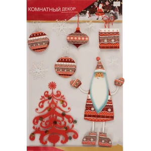 Наклейки 3D «Веселый Санта» 14654654 STLM-2066060