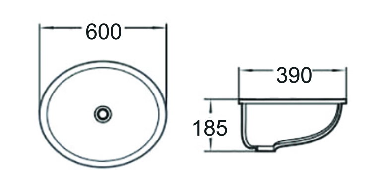 Мебельные раковины SL-3002 SANTILINE  - Вид №1