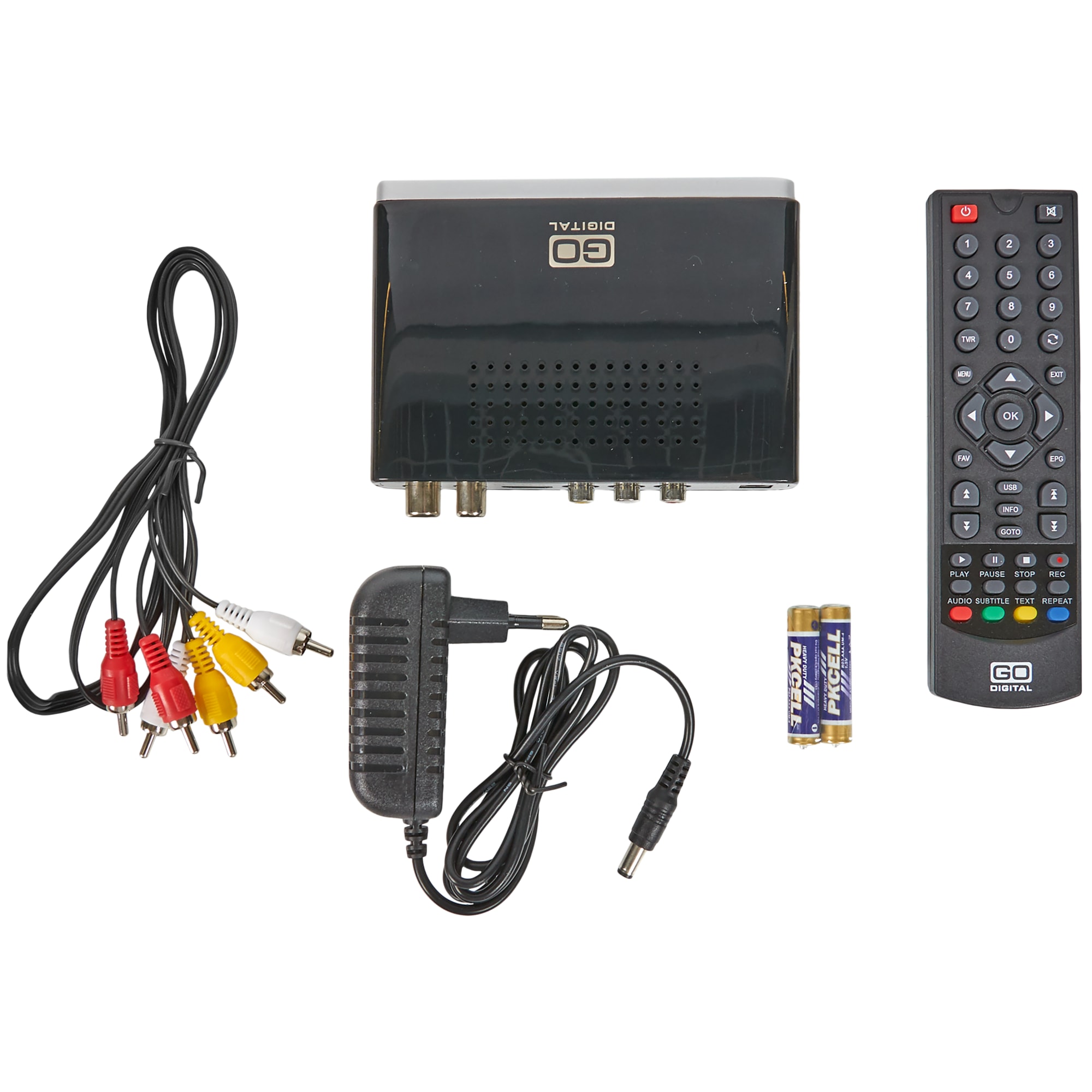 82365439 Ресивер GoDigital DVB-T2 1306, 3 входа, 4 выхода Santreyd  - Вид №3