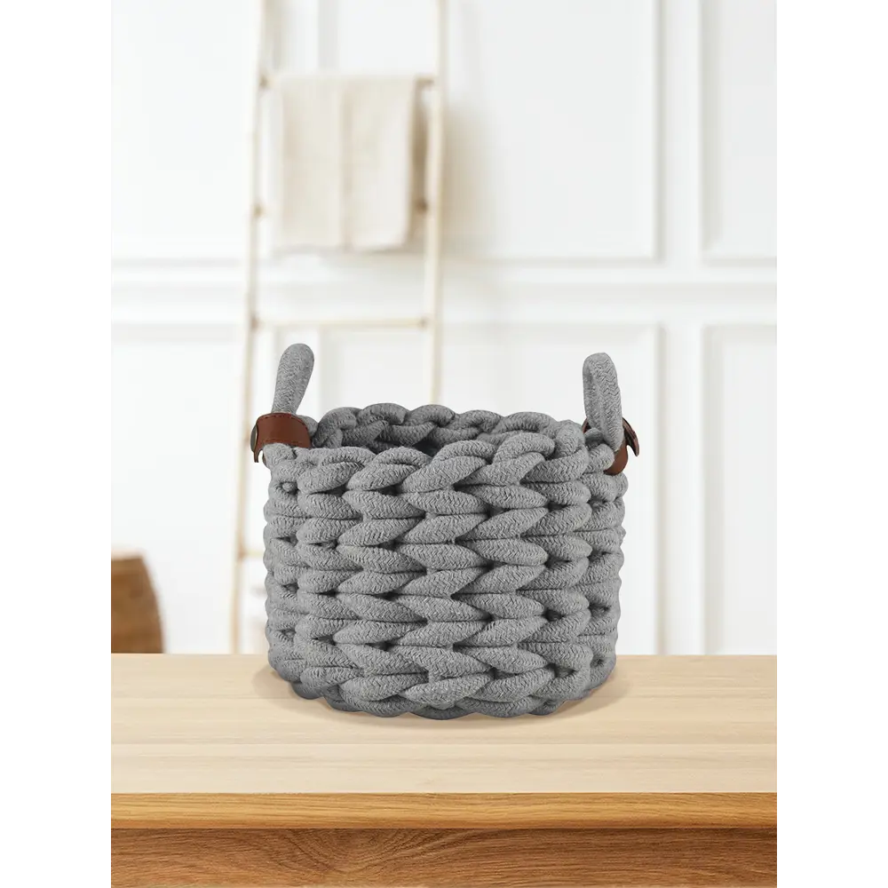 Корзина для хранения Zenfort Вологда 5л текстиль серый Этна STLM-2095895 - Вид №2