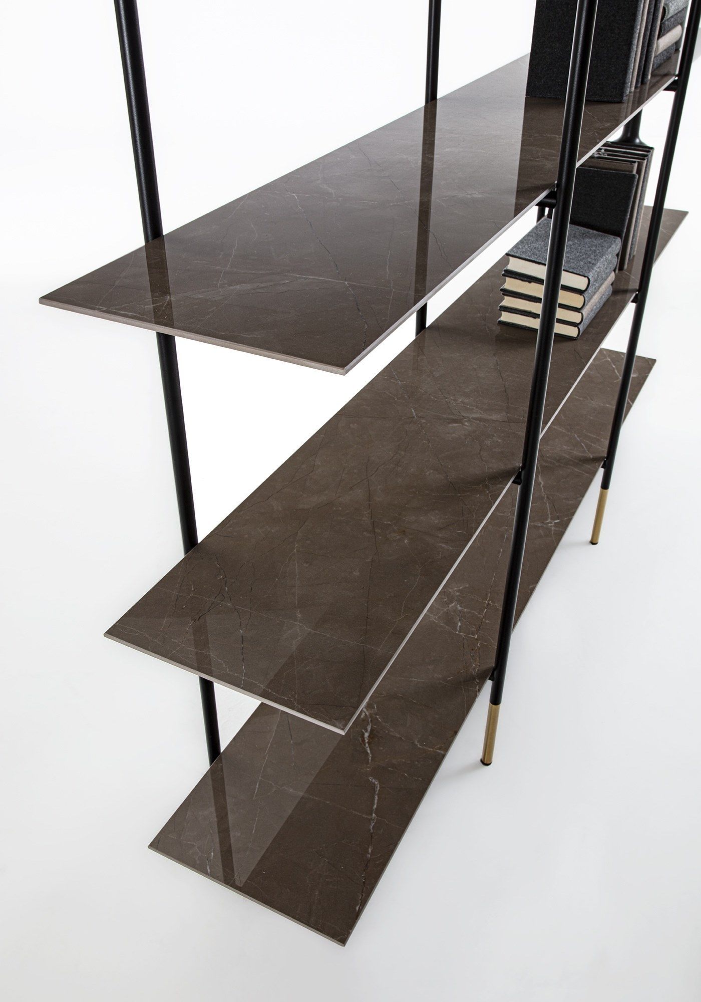 Двухсторонний самонесущий книжный шкаф Frigerio ARCH-00025024 - Вид №2