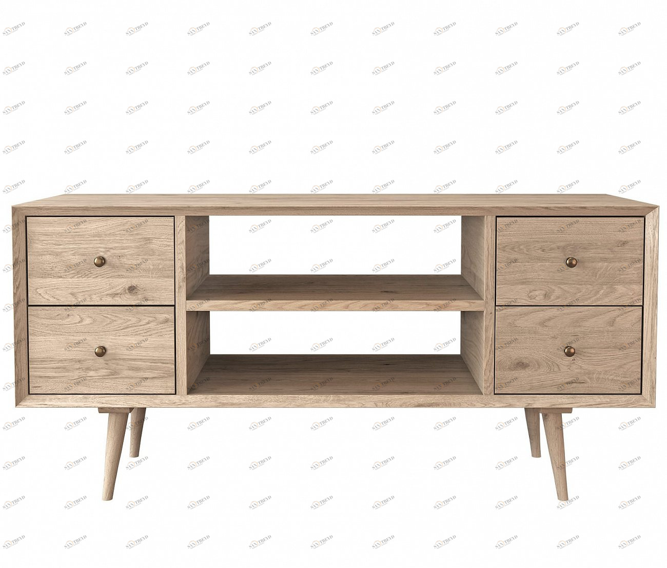 Тумба под телевизор с ящиками бежевая Jordan FURNITERA JORDAN 120313 Бежевый 