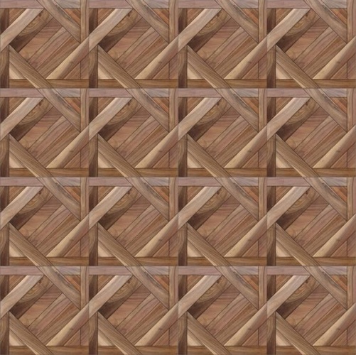 Модульный паркет Da Vinci Инженерный модульный паркет из ореха Кьяра Орех Европейский (Грецкий) Натур (Гладкая) 626х626 мм 2600600083 - Вид №3