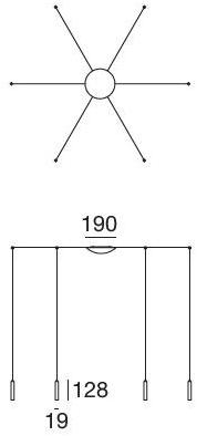 Linea Light Group Светодиодный подвесной светильник из алюминия 1night - 2nights sun-id-1398236 - Вид №2