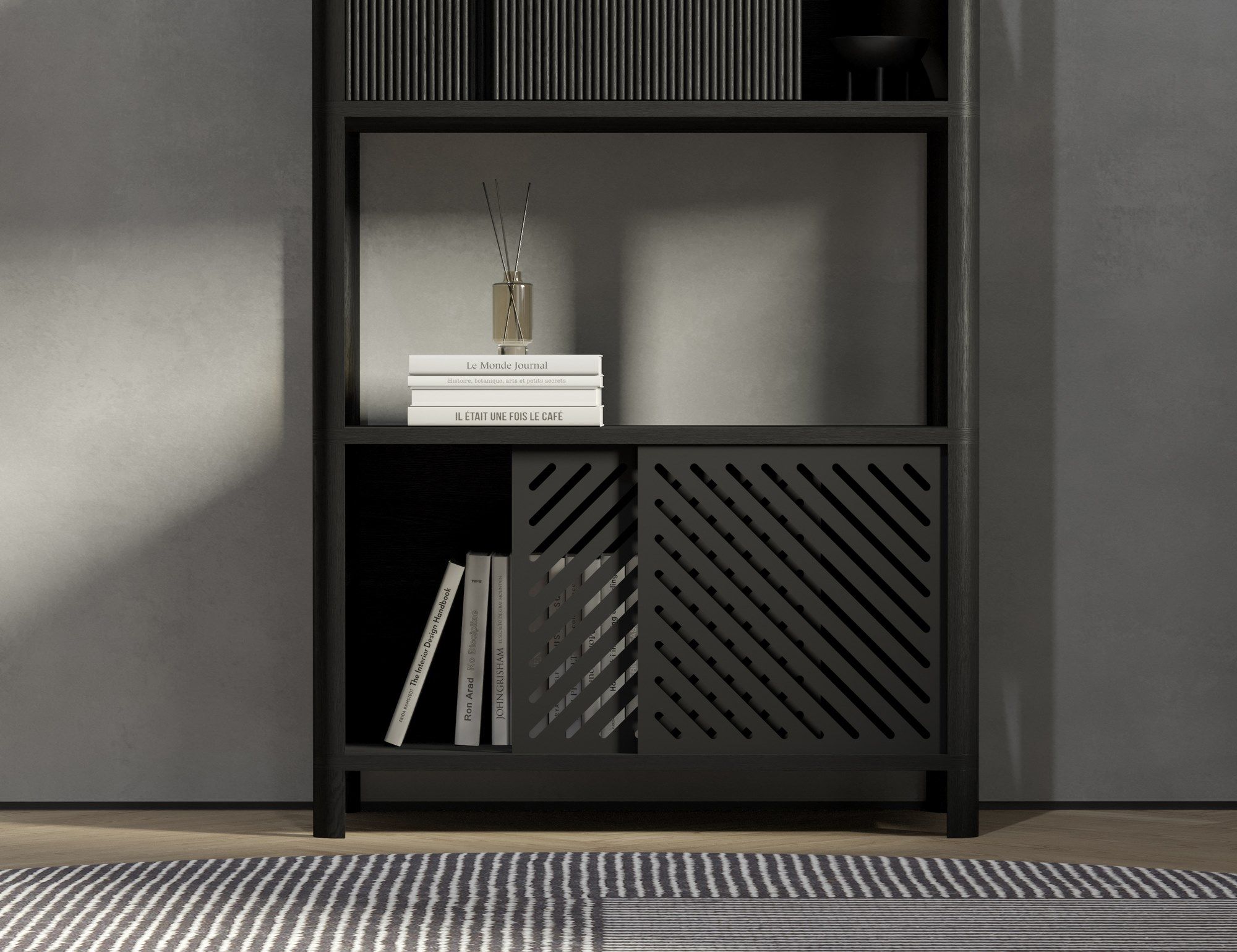 Модульный книжный шкаф из массива дерева Woodendot Cloe ARCH-00100242 - Вид №7